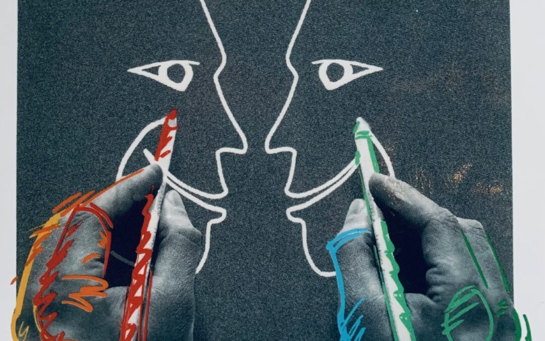 brain gym dessin des deux mains